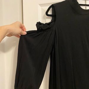 NORSTROM shift dress with shoulder cut-outs